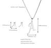Stainless Steel Initial Letter A Pendant Necklace and Stud Earrings Set with Adjustable Chain Length Suitable for Daily Wear and Special Occasions