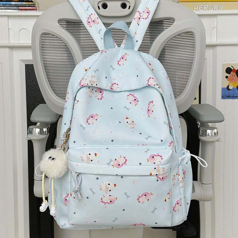 Schoolbag schoolbag female college student backpack 1011 new Korean version large capacity casual versatile cute junior high school backpack female