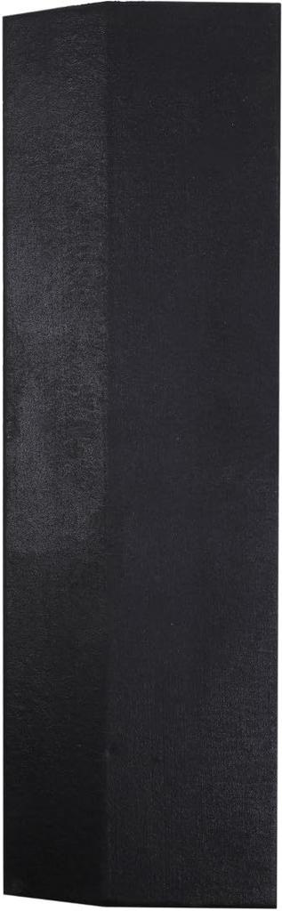 ISL Rubber Training Mat Set of 25mm 50x15cm Ramps, 4, Black, Thick,