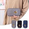 1PC Car Emblem Storage Bag USB Charger Cable Headphones Box for Porsche Panamera Cayenne Taycan 911 718 Macan Carrera-GT 928 968