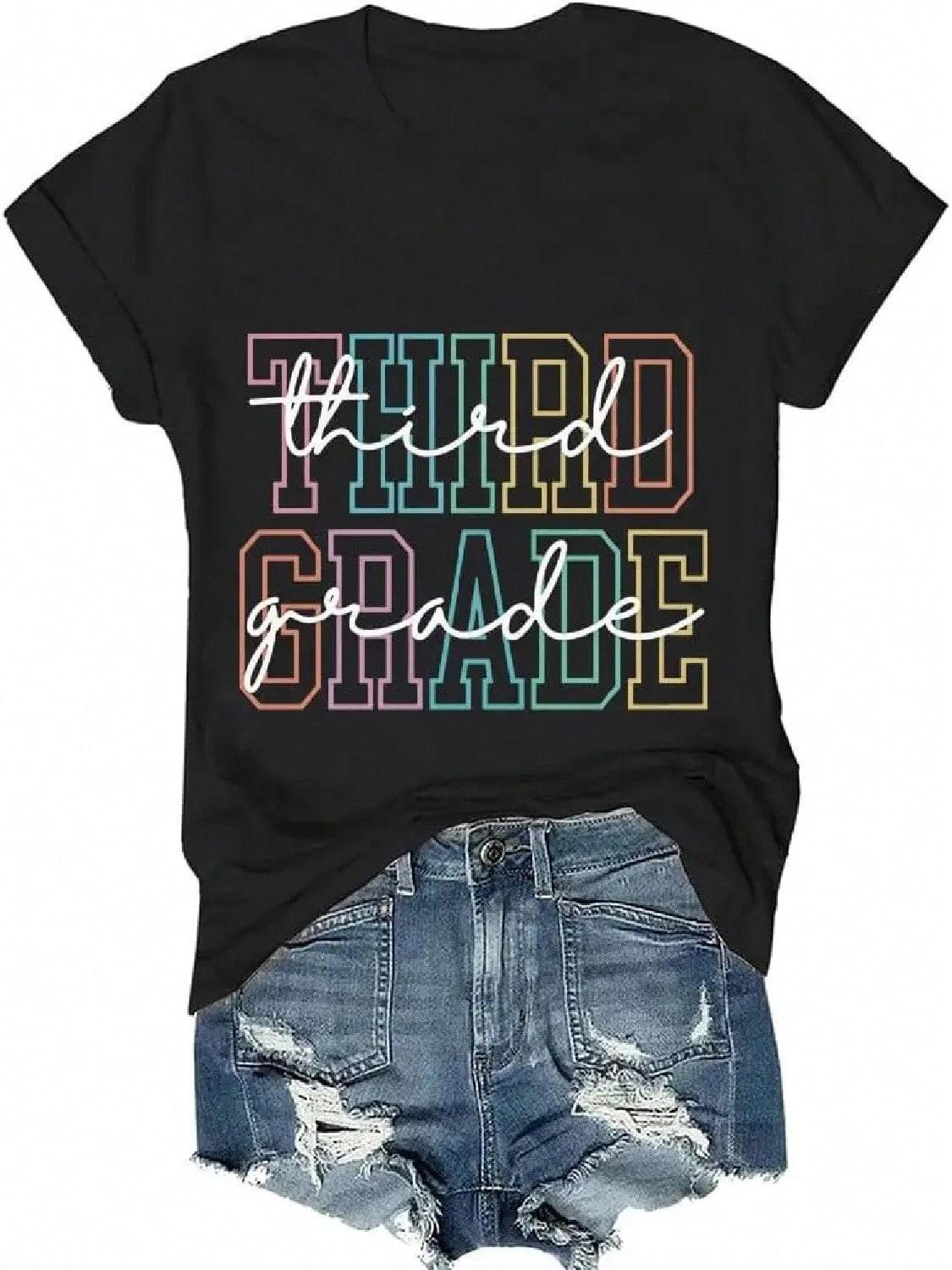 Third Grade Teacher Shirt 3rd Grade Teacher Shirt 3rd Grade T-Shirt Teaching Shirt S