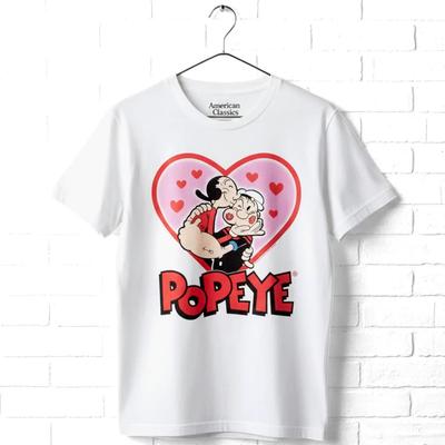 Popeye & Olive Oyl Kissing Men's T Shirt