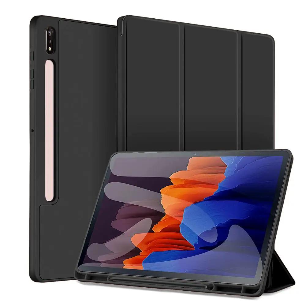 Case for Samsung Galaxy Tab S6 10.5 Sleep Wake Up Cover Galaxy Tab S7 S8 11 S10 S9 FE 10.9 PLUS 12.4 13.1 Pencil Holder Funda