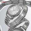 12/14/16/18/20/22mm Stainless Steel Watch Strap Sports Waterproof Metal Watch Band Men Business Universal Replacement Bracelet