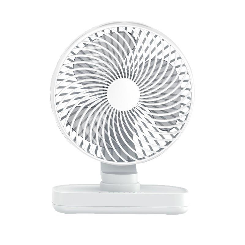 USB Rechargeable Desktop Fan, Portable Mini Table Fan, Strong Wind Ultra‑Quiet Personal Fan for Dorm Home Office