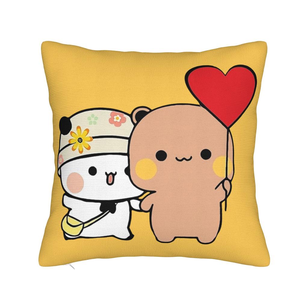 Cartoon Panda Bubu Dudu Pillowcase Printing Polyester Cushion Cover Decorations Throw Pillow Case Cover Home Zipper Xcm