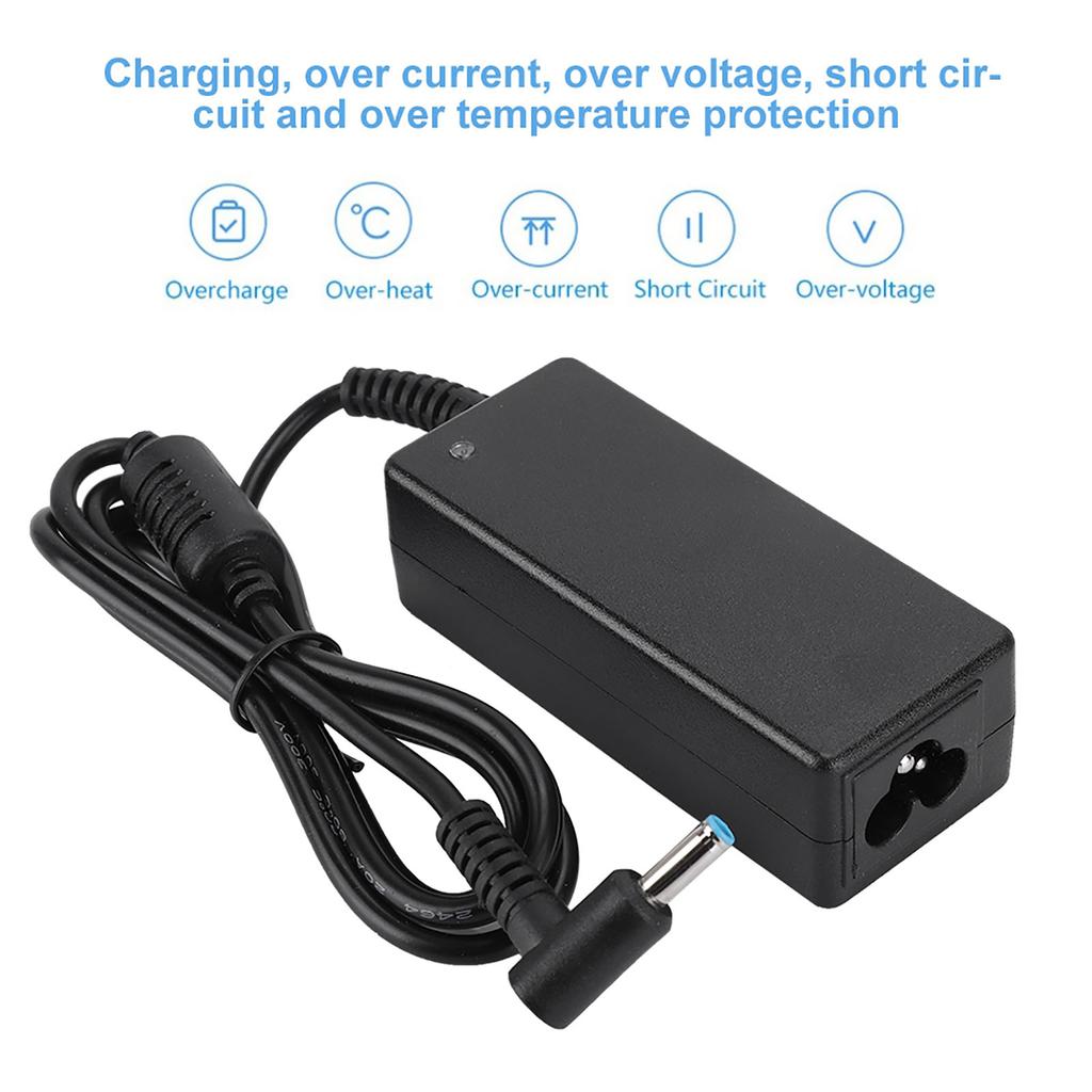 Notebook Power Adapter 45W 19.5V 2.31A 4.5MMx3.0MM Interface for HP 740015‑004 741727‑001 Serie
