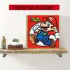 Mario 5D Diy Diamond Painting Round Diamond Mosaic Suitable For Beginners Diamond Painting Rhinestones Gift Frameless
