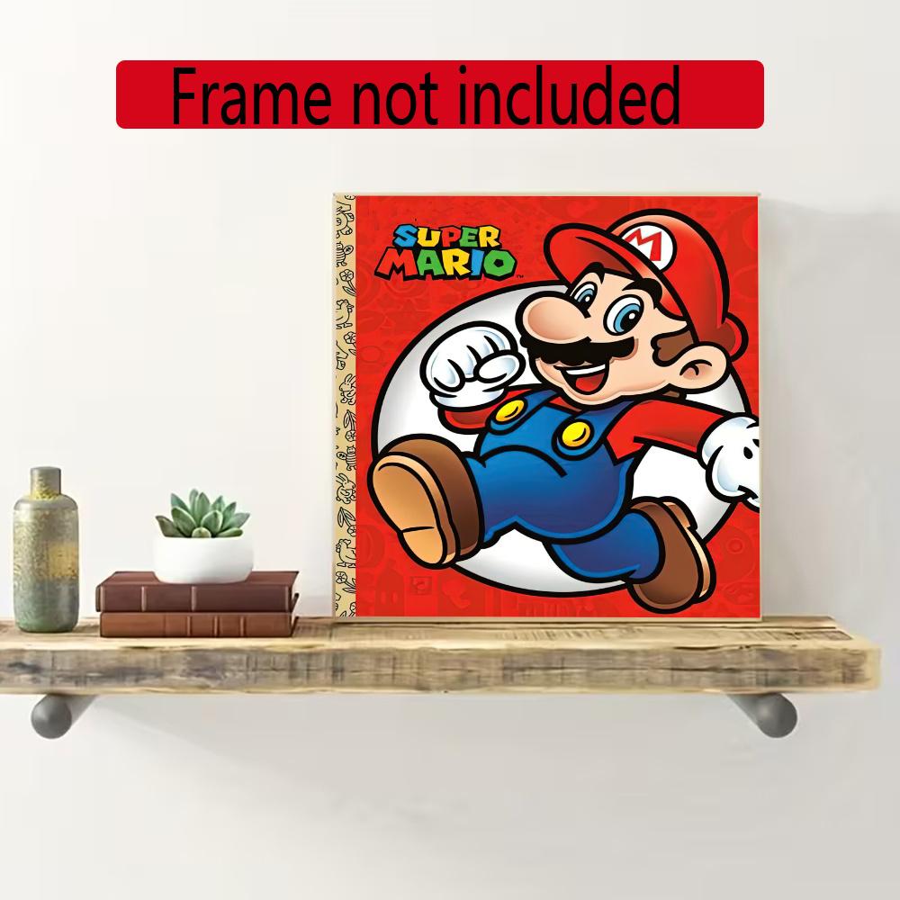 Mario 5D Diy Diamond Painting Round Diamond Mosaic Suitable For Beginners Diamond Painting Rhinestones Gift Frameless