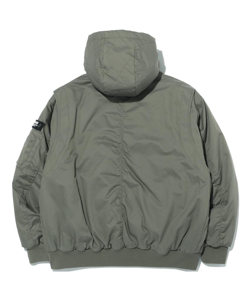 Rayfikers Twill Wappen Bomber Jumper Mq1Ju009_Khaki