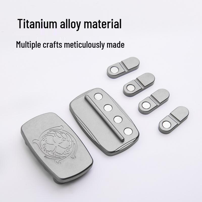 Titanium Rhythm Card: Magnetic Sliding EDC Decompression Toy