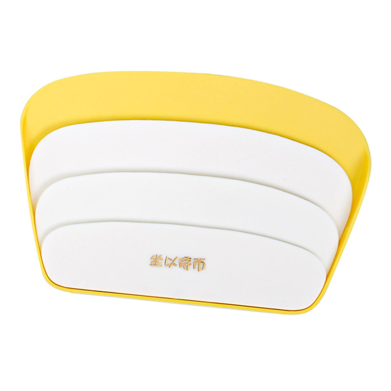 

Plastic Playing Card Holder Game Card Organizers Stand Clip Poker Rack Portable Playing Card Rack for Cards Game жовтий