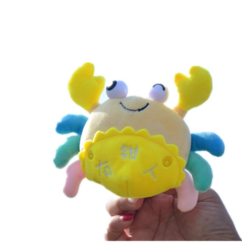 Cute Crab Pendant Doll Plush Doll Rag Doll with Clamps Small Mini Children's Large Size Pillow