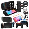 Switch 2 Carrying Case Screen Protector and Case kit Accessories Bundle for Nintendo Switch 2 Protective Case Steering Wheel