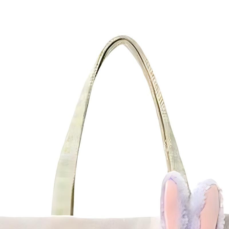 New Disney Fabric, Polyurethane Tote Bag, Shopping Bag, Handbag, Shoulder Bag Unisex Beige & Pink & Purple 400060469012
