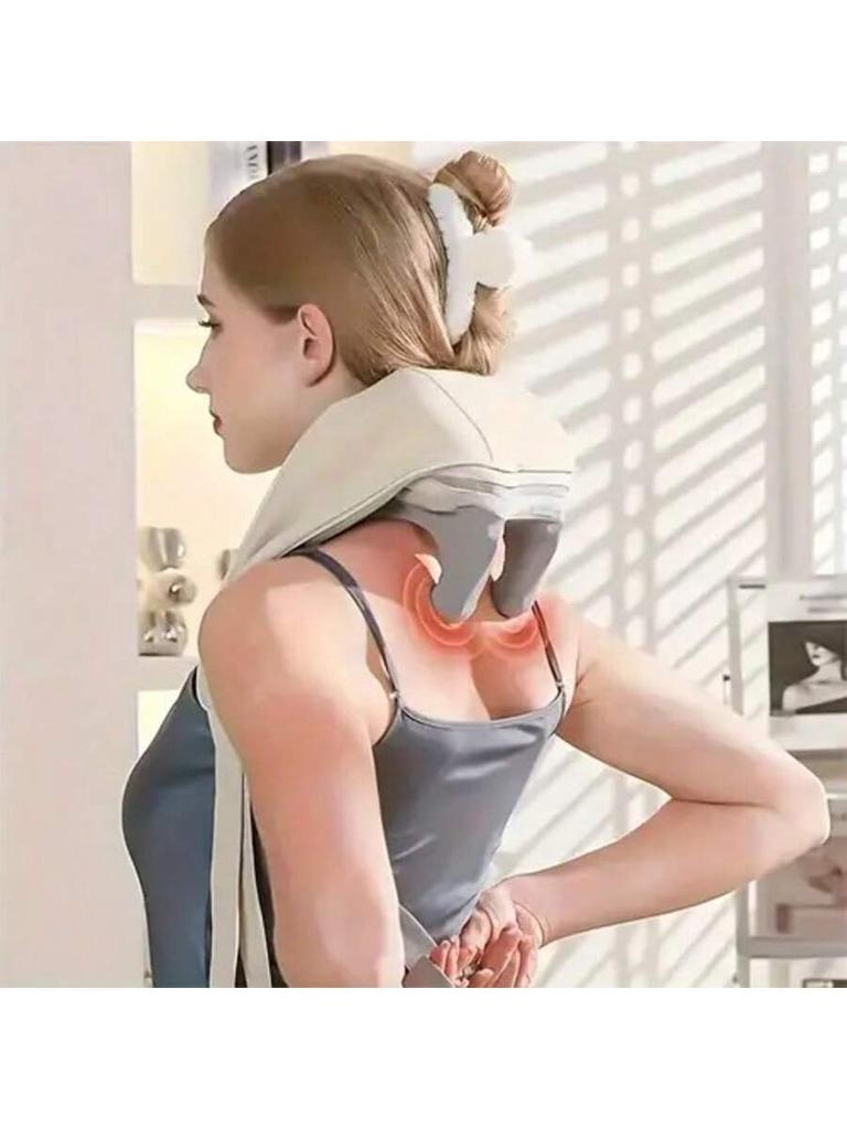 Shoulder and Neck Massager with Heat Therapy and Electric Acupoint Massage - Deep Kneading Massage, Human Hand Simulation Design