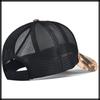 White Fang Hat Cap Mesh Baseball Cap Adjustable Casual Sports Breathable Men Women CZA459 (Gray)