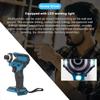 Haushalts-Multifunktions-Schraubendreher, 18 V Schlagbohrmaschine, stufenlose Geschwindigkeiten, umschaltbare Rotationsarten