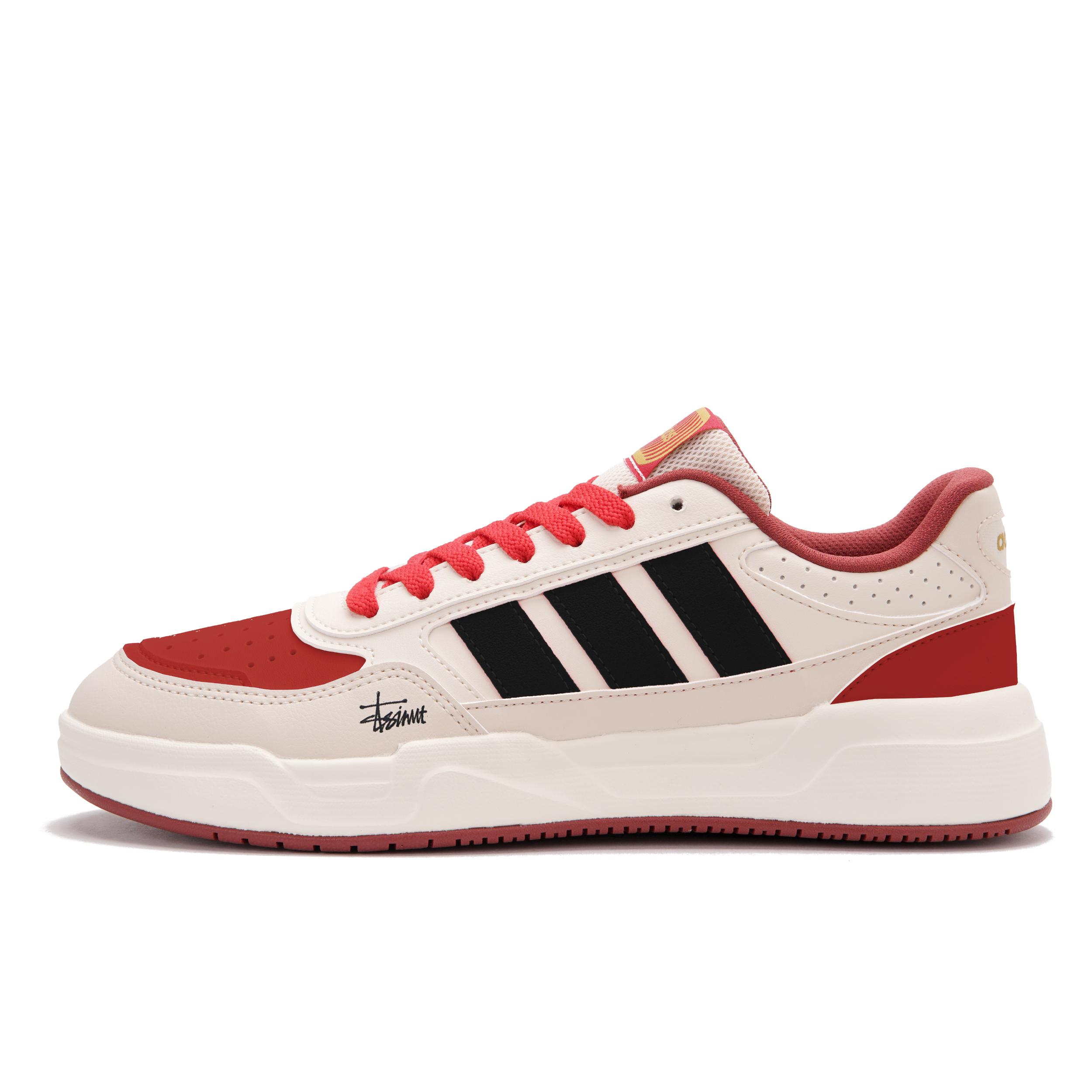 

Adidas LITE BALLER Last Year, Soul Creation Low top Skateboard Shoes Unisex Black Red KI1502(Team1622-) 38