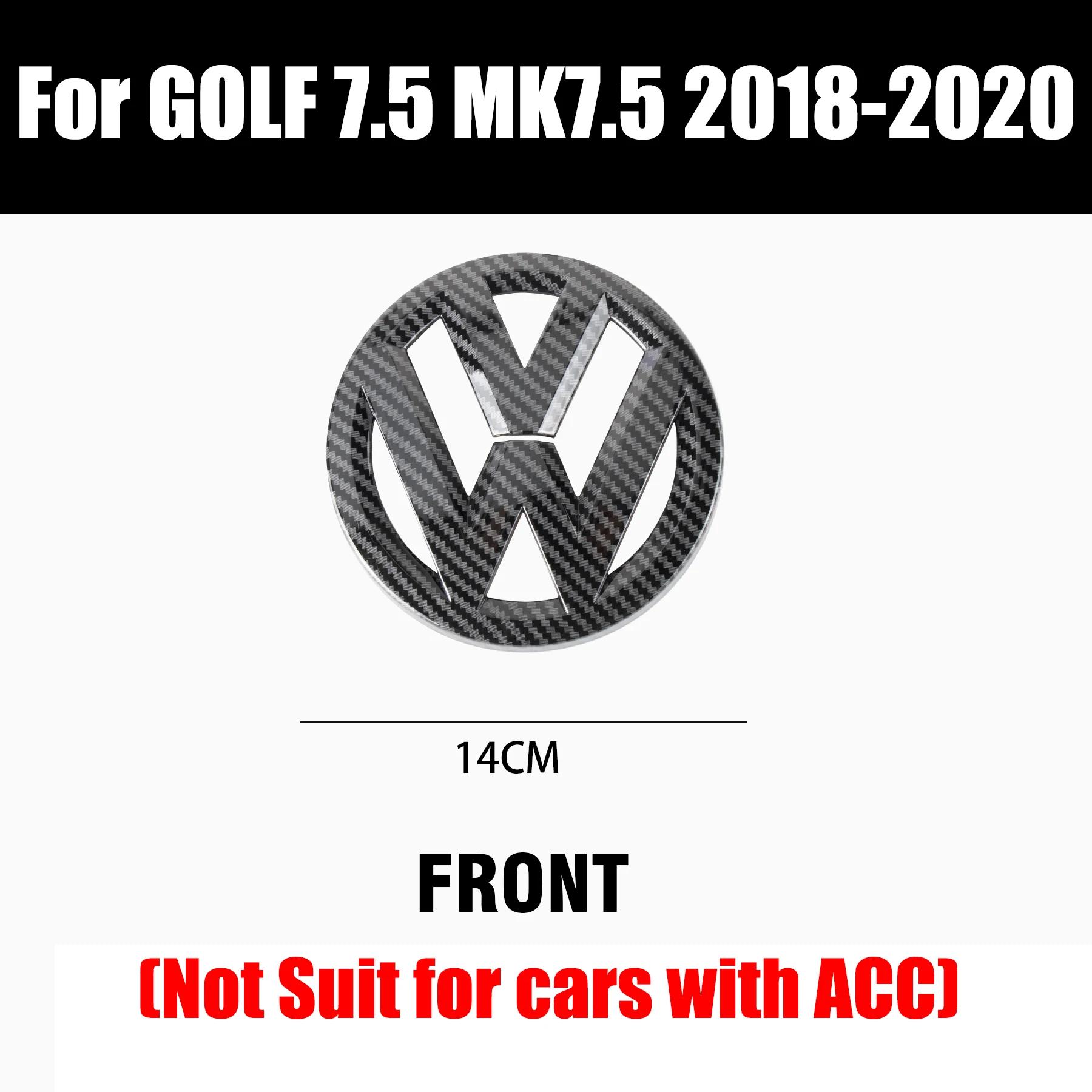 

2026 Hot For VOLKSWAGEN VW Non-destructive Car Front Radiateor Badge Stickers Rear Trunk Lid Badge Decal For Volkswagen Golf 7.5