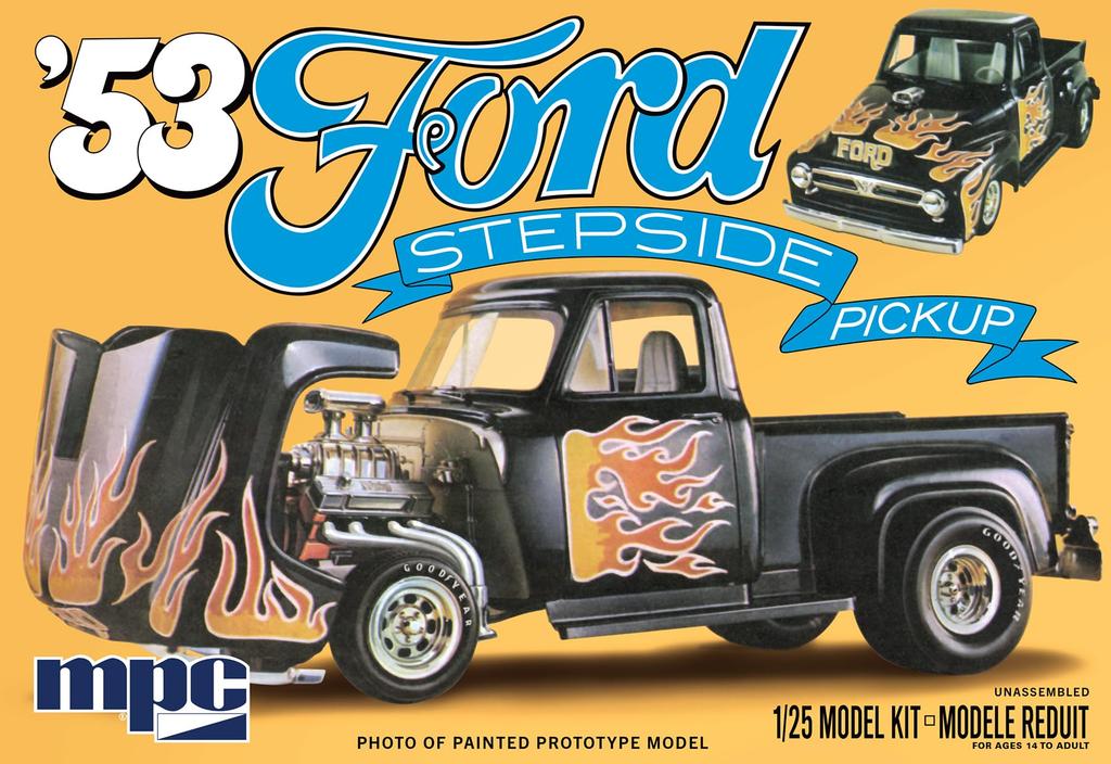 MPC Scale 1953 Ford Pickup Flip Nose Plastic Model Kit MPC1007 1/25