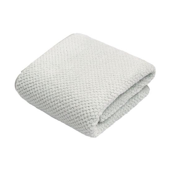 Coral Velvet Bath Towel Highly Absorbent Stylish Striped Design Thick Plush