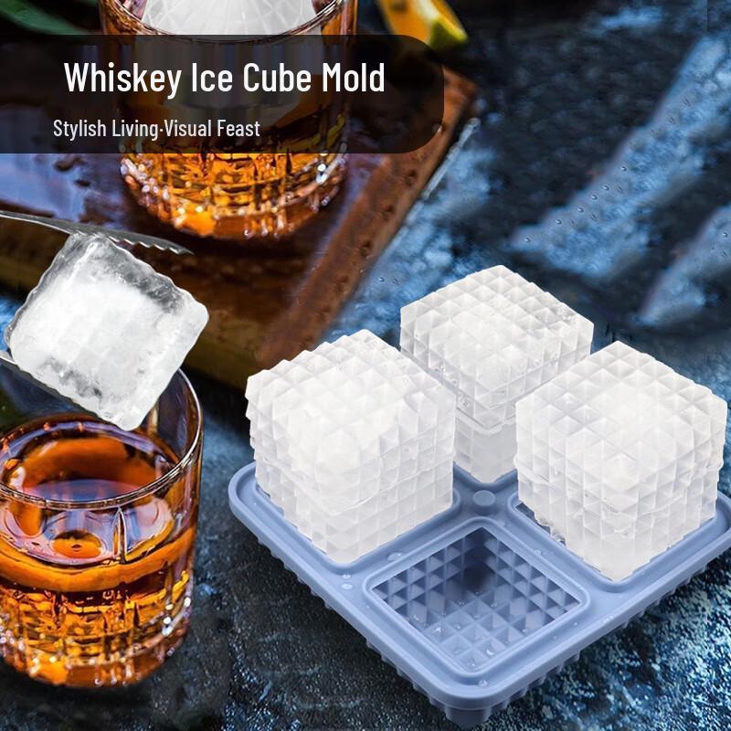

Pabei Rhombus Silicone Ice Cube Tray