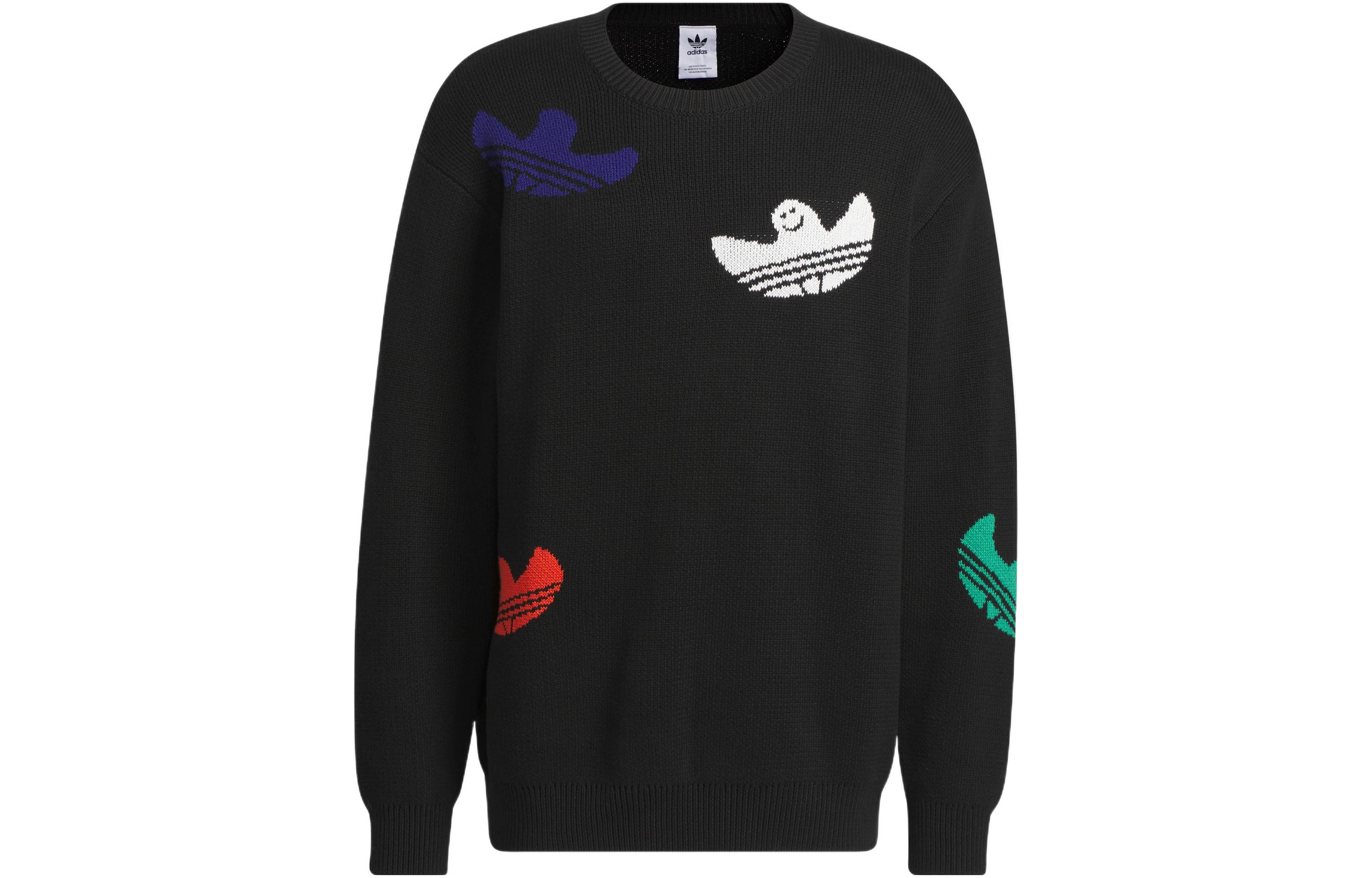 Adidas Originals Knitwear Unisex Black Crew Neck Moderate Other IC1879 XXL