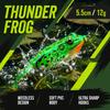 5PCS 5.5cm 12g Frog Crankbait Lures PVC Fishing Baits Durable Topwater Frog Lures  For Bass Fishing