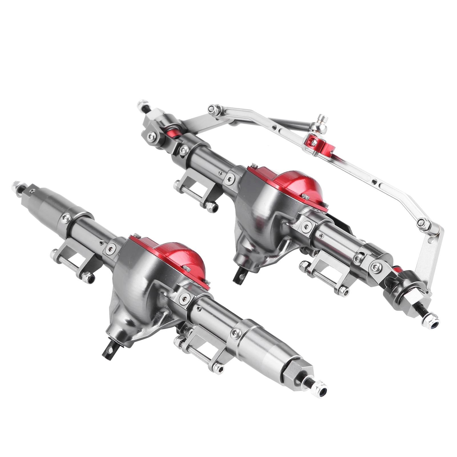 

RC Car Axles Aluminium Alloy Front And Rear Axle for SCX10 AXIAL RC4WD D90 1:10 Crawler
