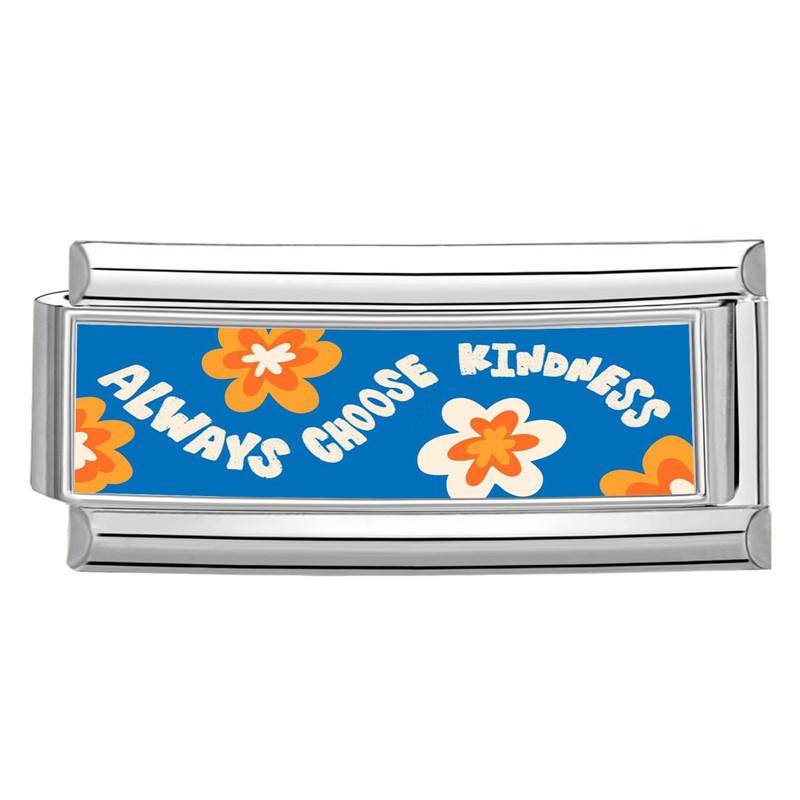 New Art Design Colorful Word Eyes Flower Luck Italian Charm Links Fit 9MM Stainless Steel Bracelet Women DIY Making Jewelry Gift