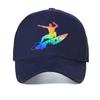 Hilarious Surf Wave Hawaiian Print Mesh Baseball Cap Fashion Adjustable Trucker Caps Casual Summer Sun Snapback Hats