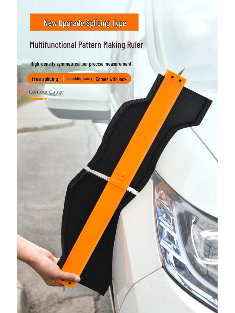 Contour Shape Measuring Wheel with Lock: Precision Woodworking Profile and Arc Gauge