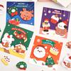 60Sheets Cartoon Christmas Sticky Notes Cute Shaped Memo Pad Christmas Gift Decoration Self-Adhesive Bookmarks School Supplies