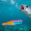 Colored Artificial Lures Features Double Hook and Slow Sinking Properties for Enhancing Fish Attraction