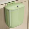 Plastic Trash Can, AntiOdor Hangings Trash Bin Perfect for Bathroom Cabinet Door Suitable Housewives Cooking Enthusiasts