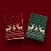 Christmas Reindeer Scarf New Red Unisex Winter Couple Style Versatile Fashionable Mid-Length Knitted Wool Neck Warmer