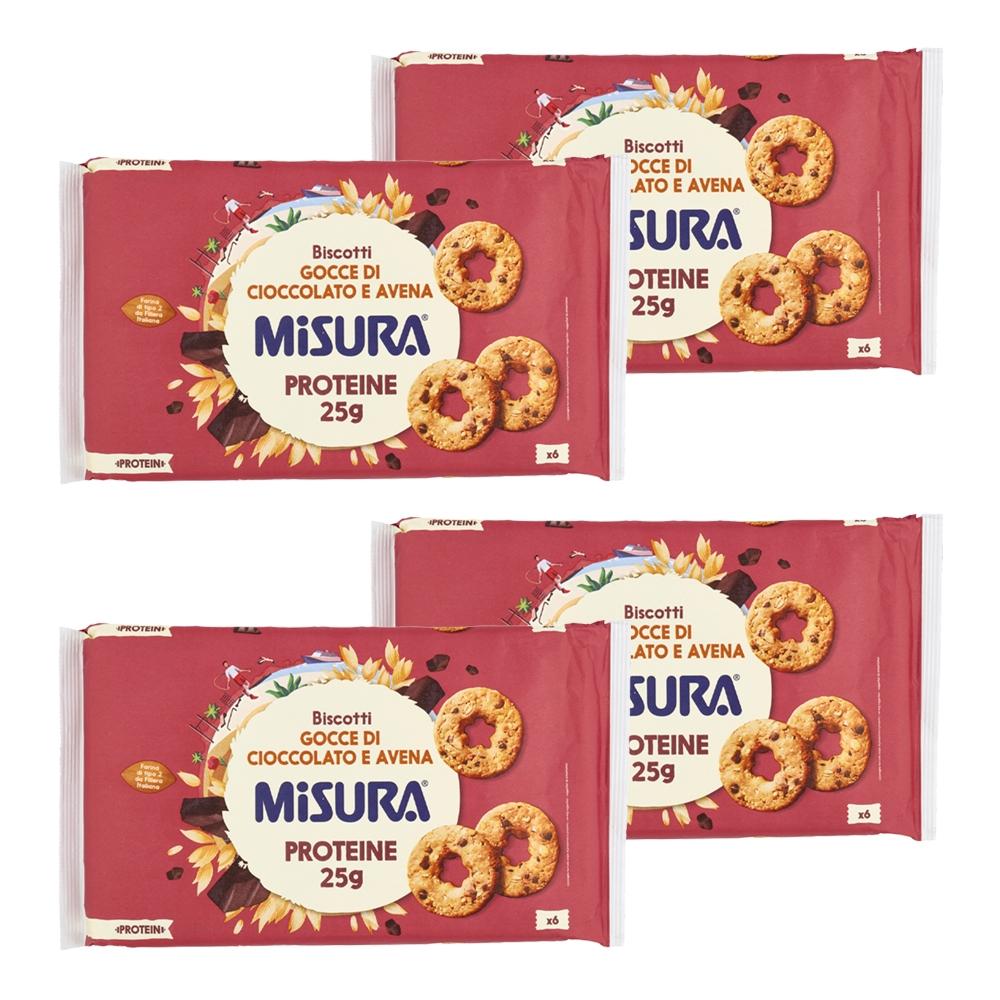 Misura Protein Oatmeal Biscuits Protein 260G X 4-Pack Set