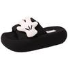Schattige Mickey dikke zool strand coole slippers 2025 zomer nieuwe mode veelzijdige casual cartoon een-band slippers dames