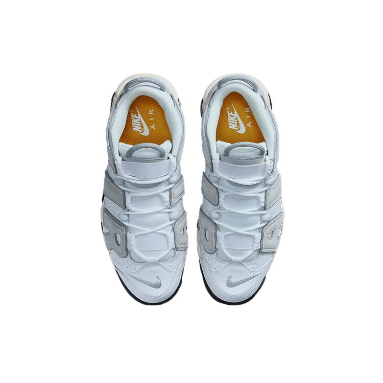 New Nike Air More Uptempo Wolf Grey Solar Flare DZ4516-100