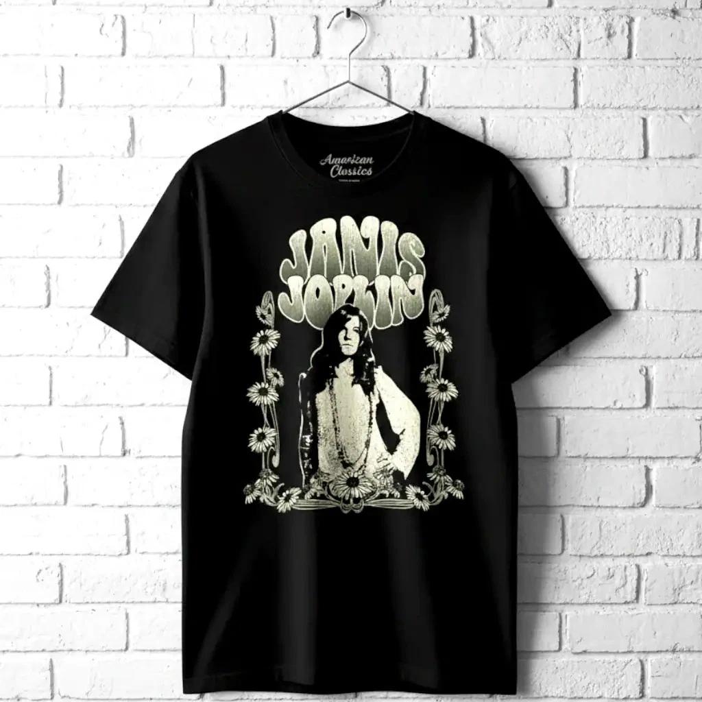 Мужская футболка Janis Joplin Daisy Chain XXXL