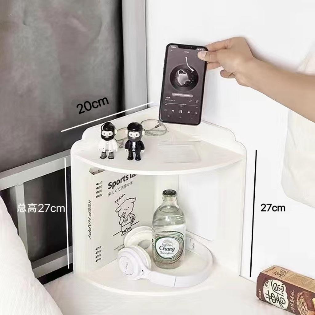 

Desktop Corner Storage Rack Large Capacity Layered Bedroom Dormitory Miscellaneous Storage Box Signboard Bar Display Rack