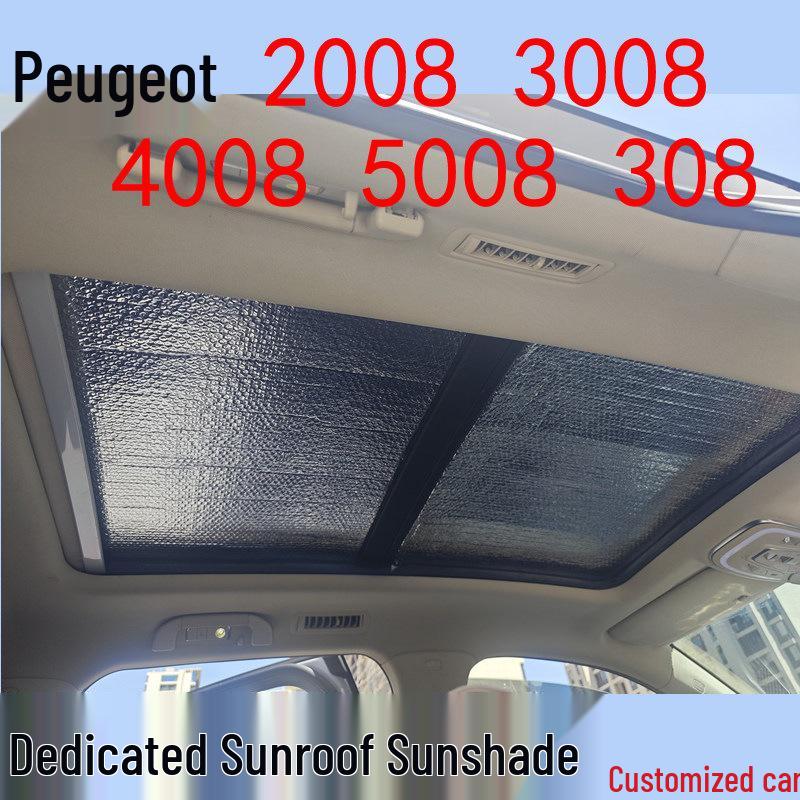 Peugeot 2008/3008/4008/5008/308S Panoramic Sunroof Sunshade Curtain Peugeot 4008 - Sunroof two pieces