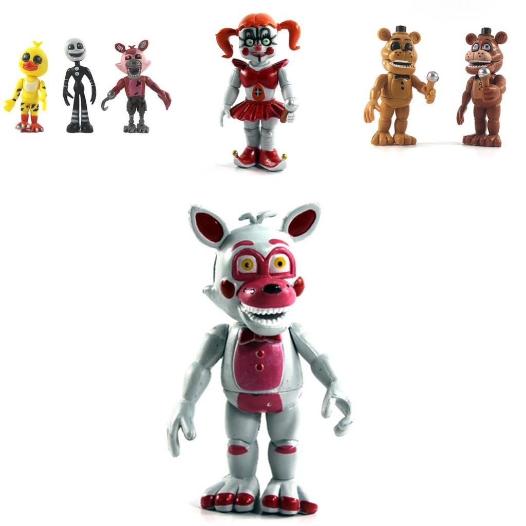 Captivating 6-piece Fnaf Five Nights At Freddy's Action Figures For Enthusiastic Fans