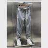 Men's Summer Lightweight Breathable Stretch Casual White Nine-Point Pants