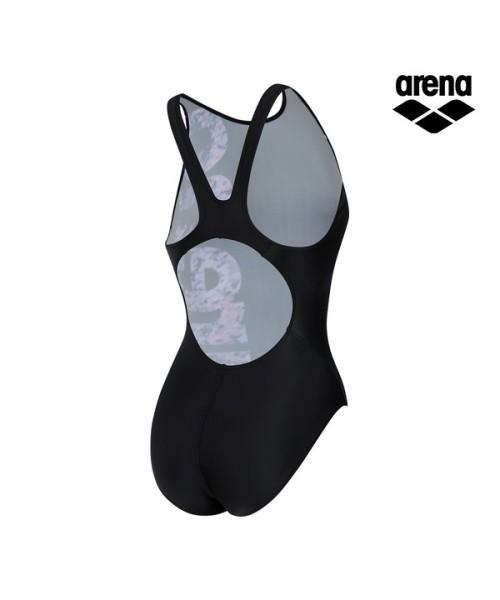 Alena Calidra One-Piece Racerback A5Fl1Pl42Blk