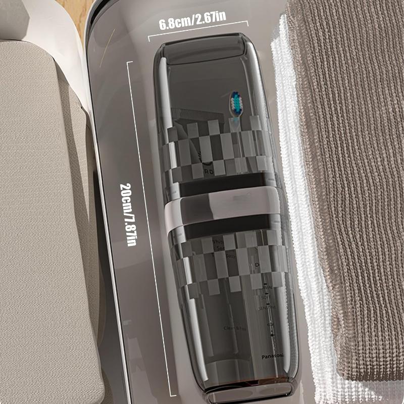 Reisezahnbürstenbecher Zahnbürstenhalter mit Deckel Tragbarer Reisezahnbürstenhalter Zahnbürstenetui und Behälter für Badezimmer