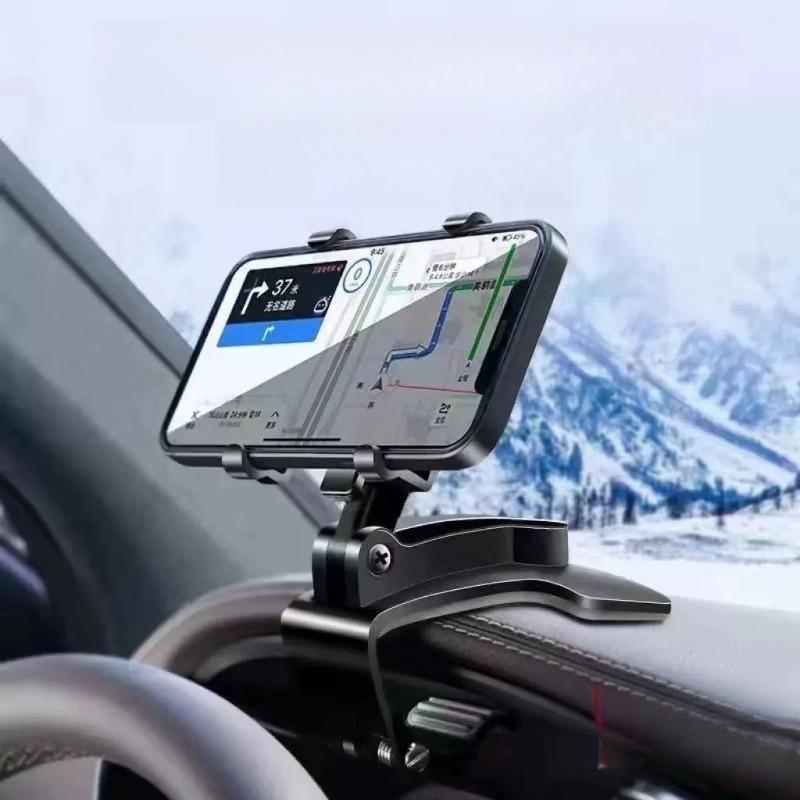 Car-mounted Mobile Phone Holder,360° Rotating and Folding Snap Fastener,dashboard Rearview Mirror Navigation Mobile Phone Holder