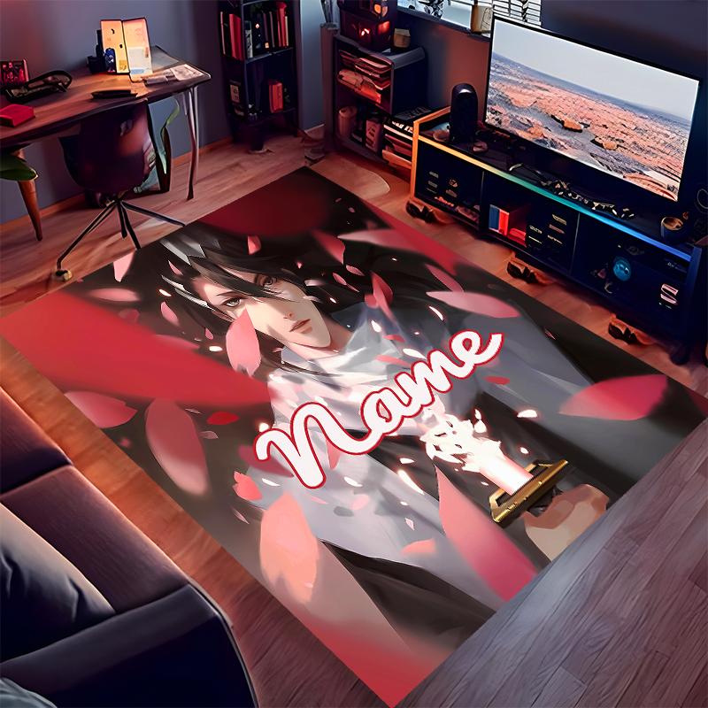 Custom personalization Byakuya Kuchiki Print Area Rug - Soft, Washable Non-Slip Indoor Mat,Living Room,Home&Office Decorative Rug