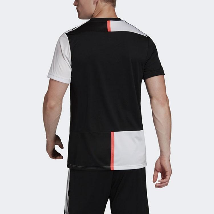 adidas Juve H Jsy Juventus Home Sports Soccer/Football tournament Jersey Short Sleeve Colorblock Men's DW5455